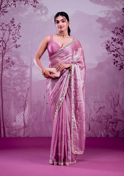Party Wear Saree SINDOOR