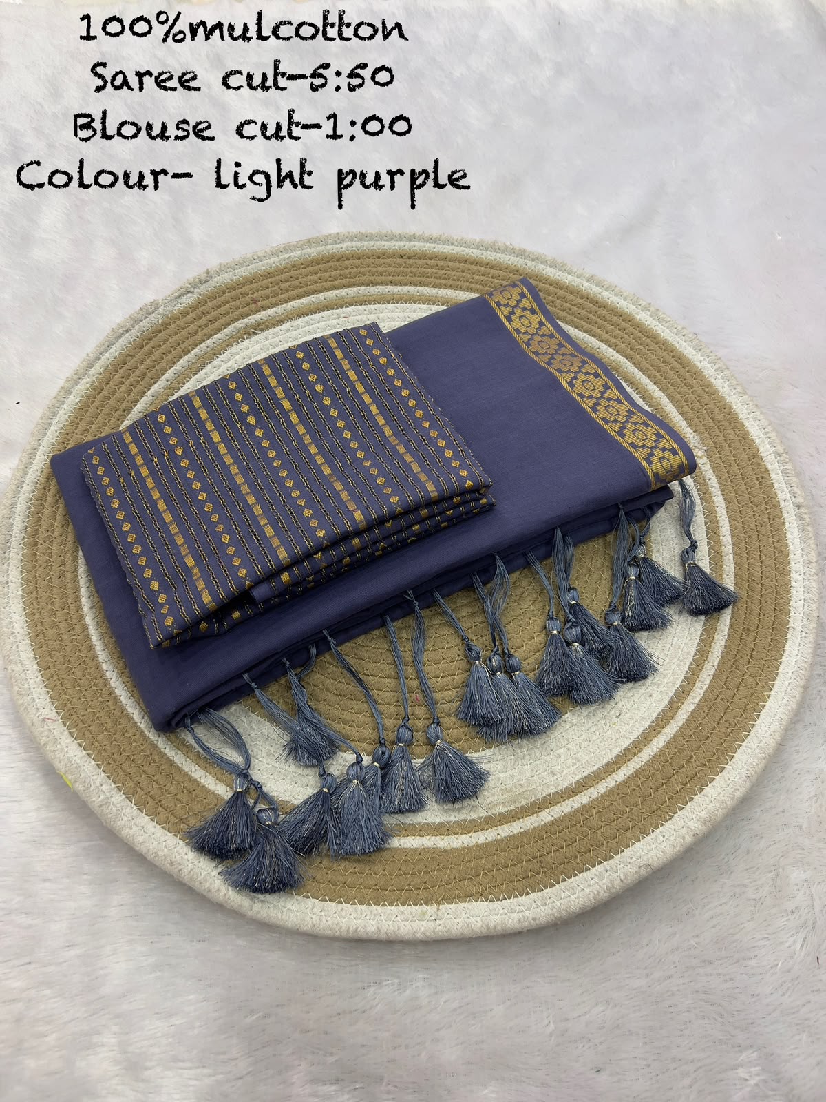 JMC14 Mul Cotton Saree