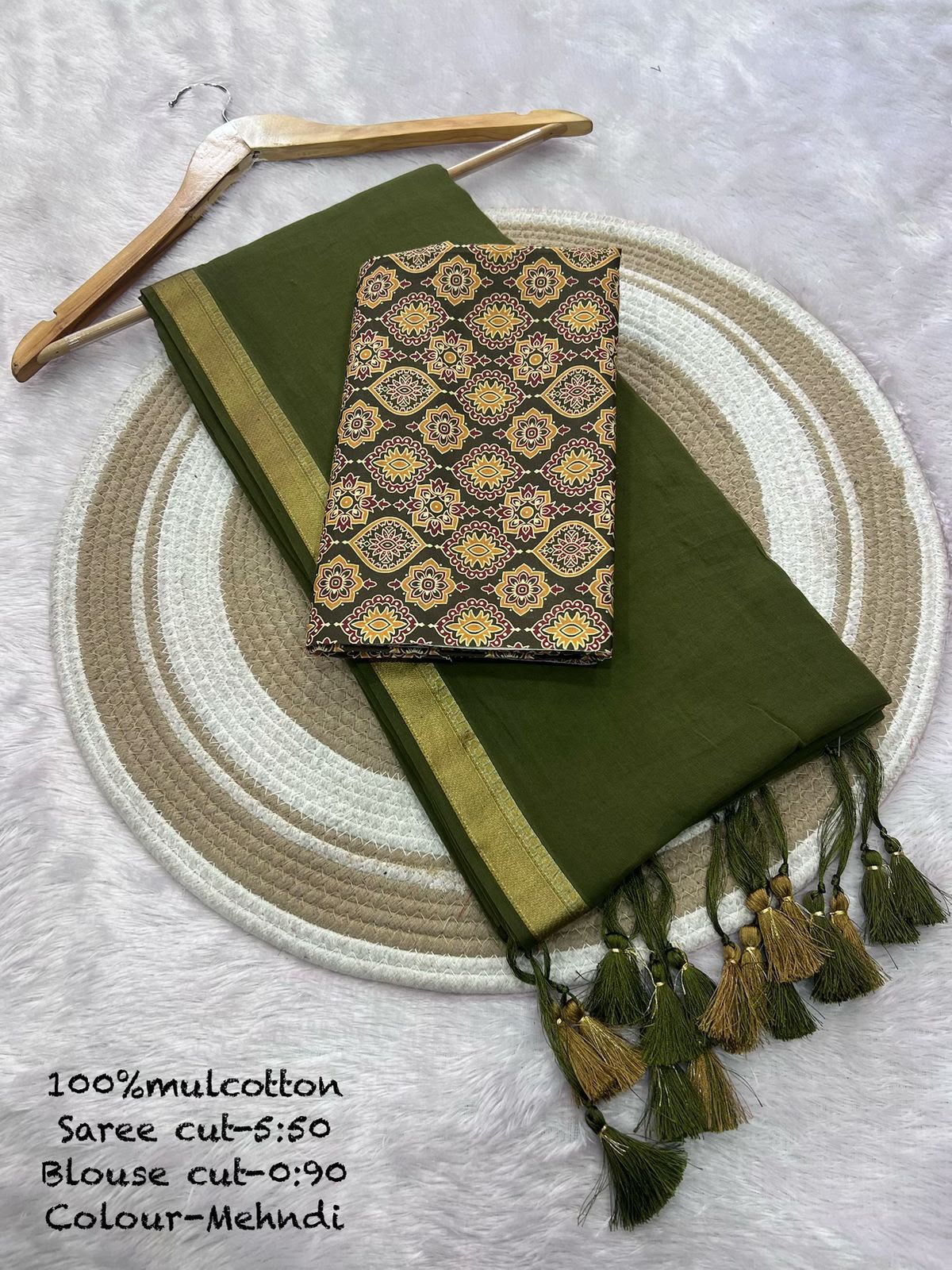 JMC10 Mul Cotton Saree