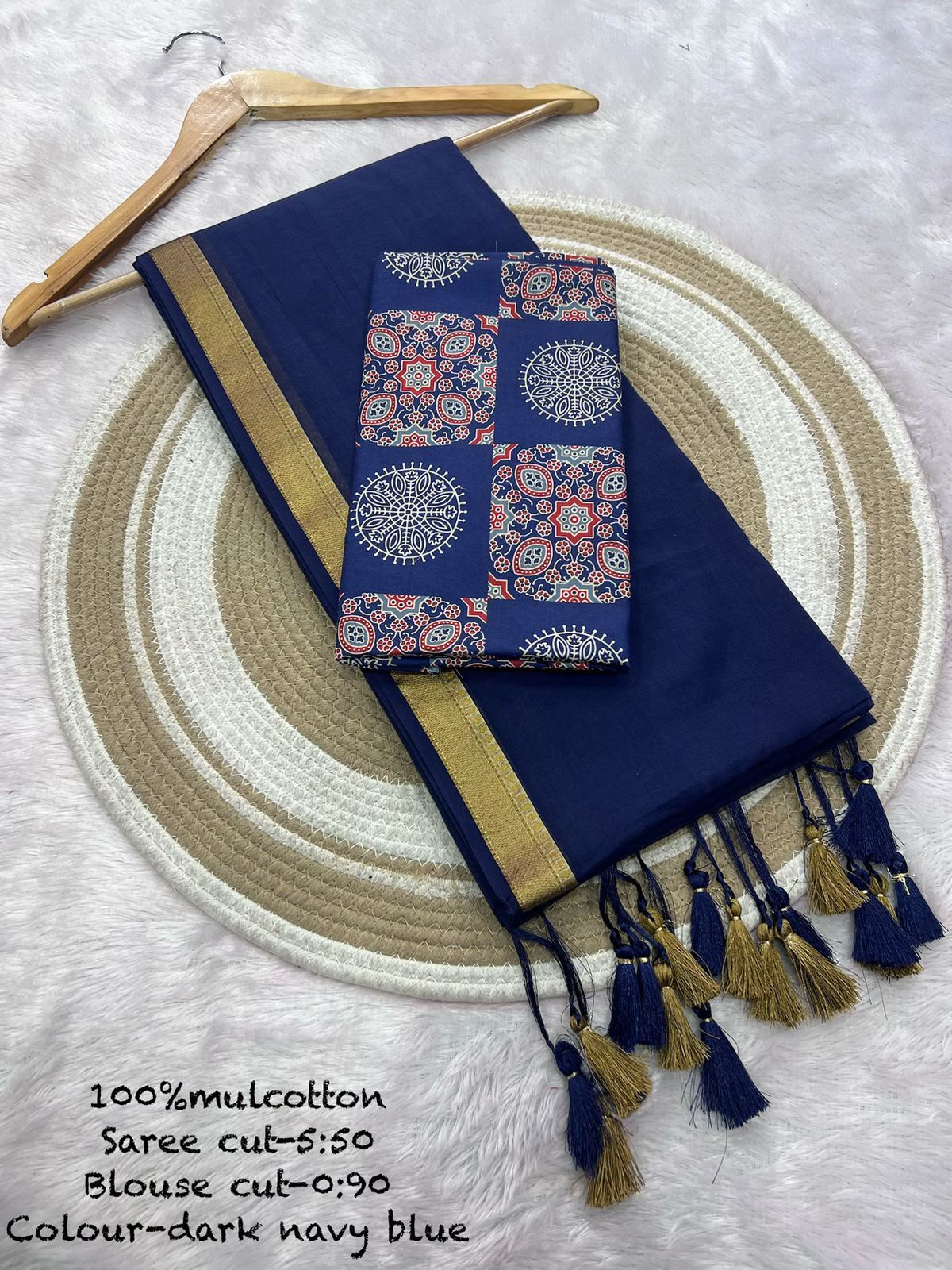 JMC10 Mul Cotton Saree