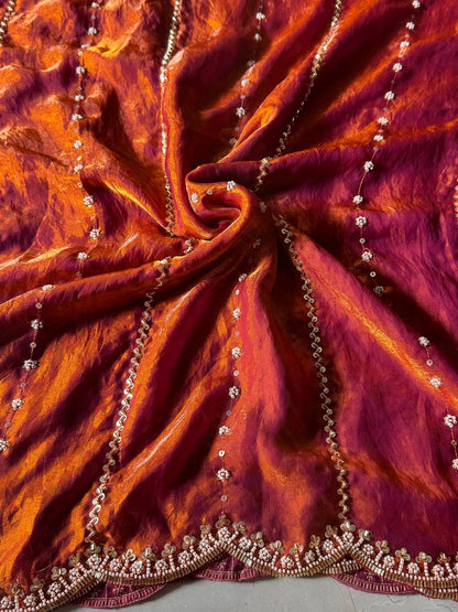 Party Wear Handwork Saree