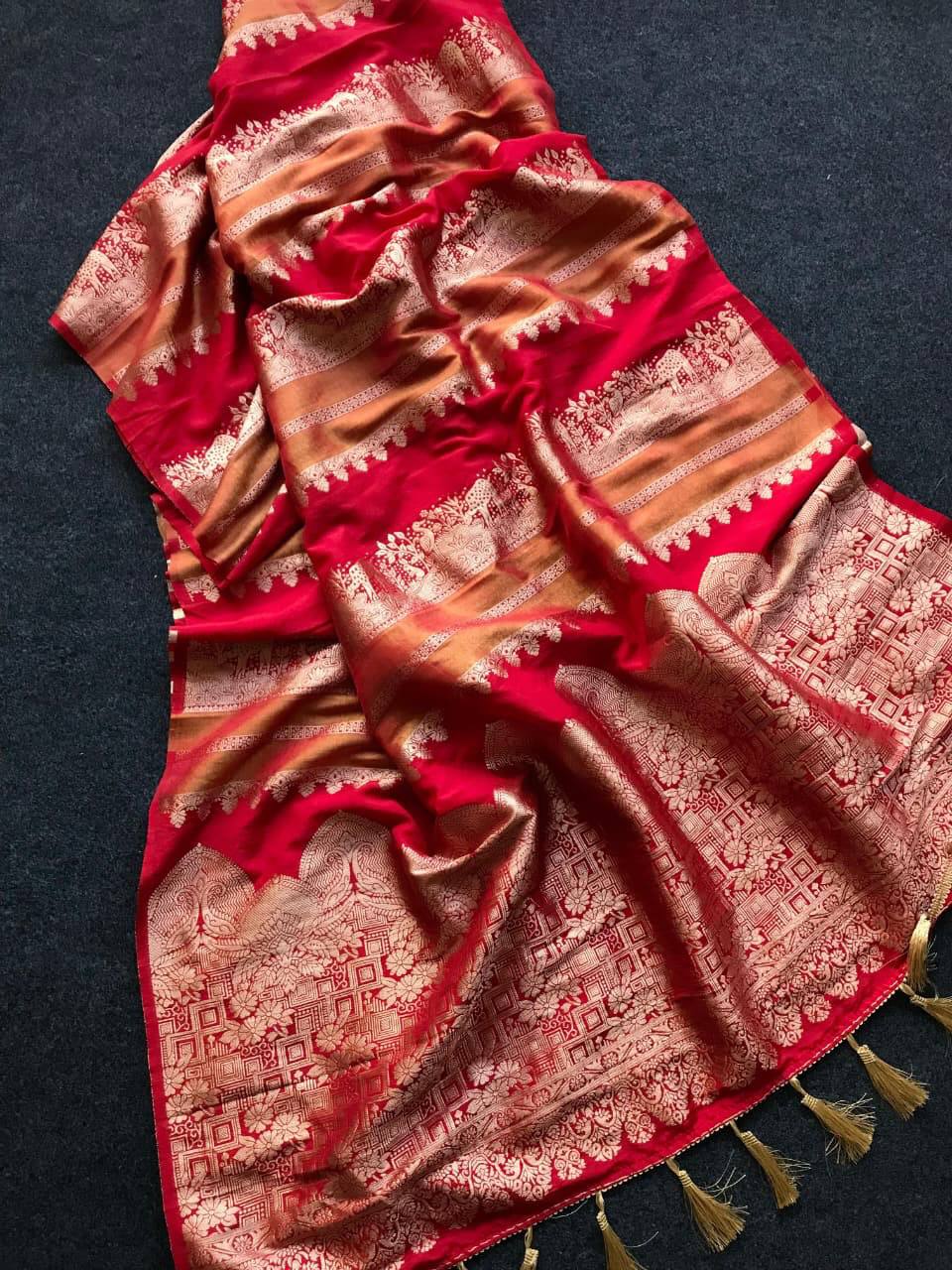 JSS Khadi Crepe Saree