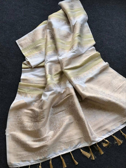 JSS Khadi Crepe Saree