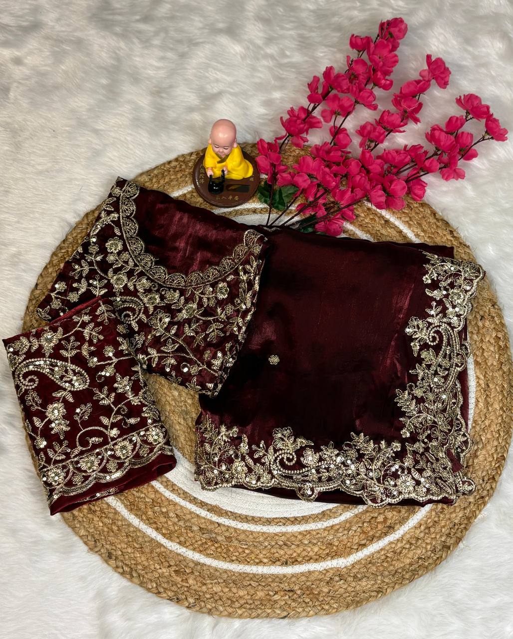 Shimari Fendy Silk Saree - Musafir