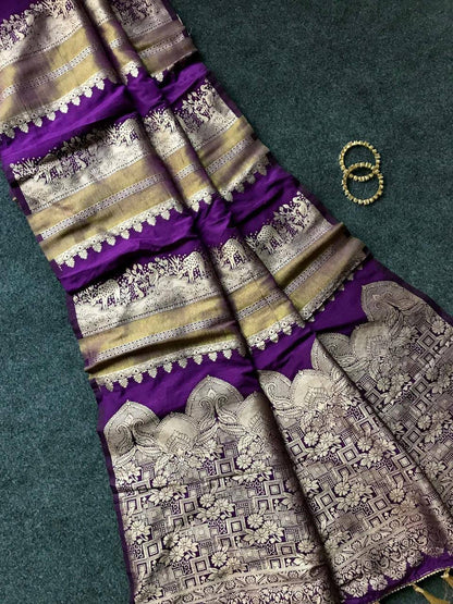 JSS Khadi Crepe Saree