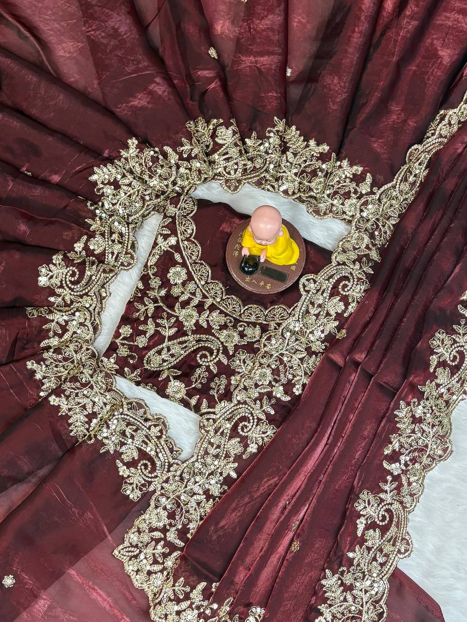 Shimari Fendy Silk Saree - Musafir