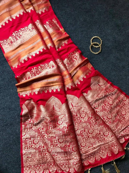 JSS Khadi Crepe Saree