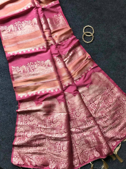 JSS Khadi Crepe Saree