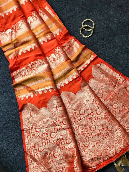 JSS Khadi Crepe Saree