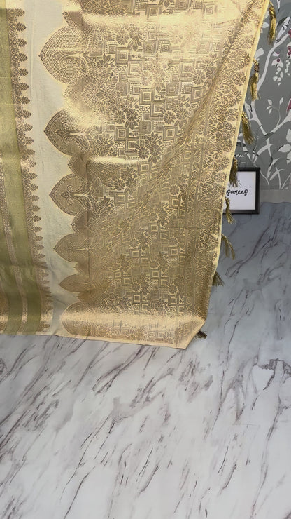 JSS Khadi Crepe Saree