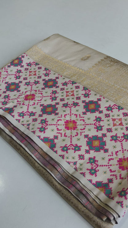 Meenakari Weaving Patola Saree 6002