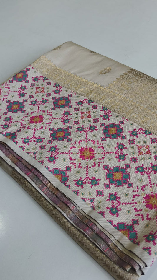 Meenakari Weaving Patola Saree 6002