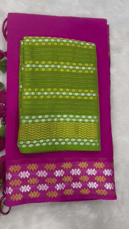 JMC12 Mul Cotton Saree