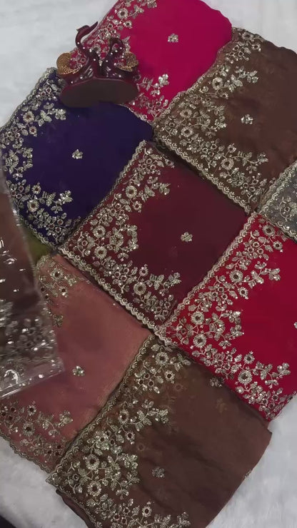 Soft Fendy Silk Saree - 5461