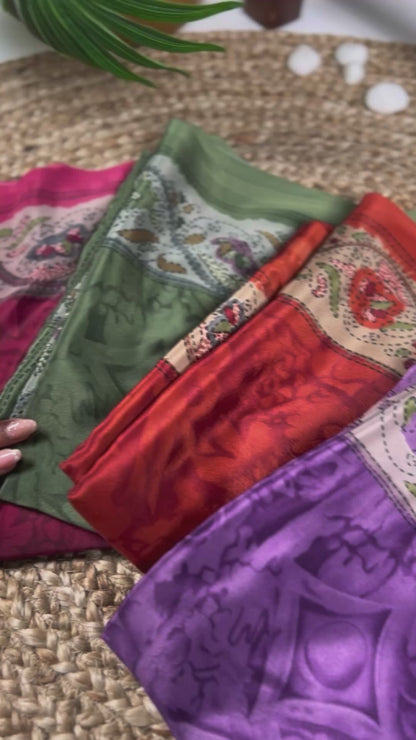 JSP1 - Soft Crepe Printed Saree