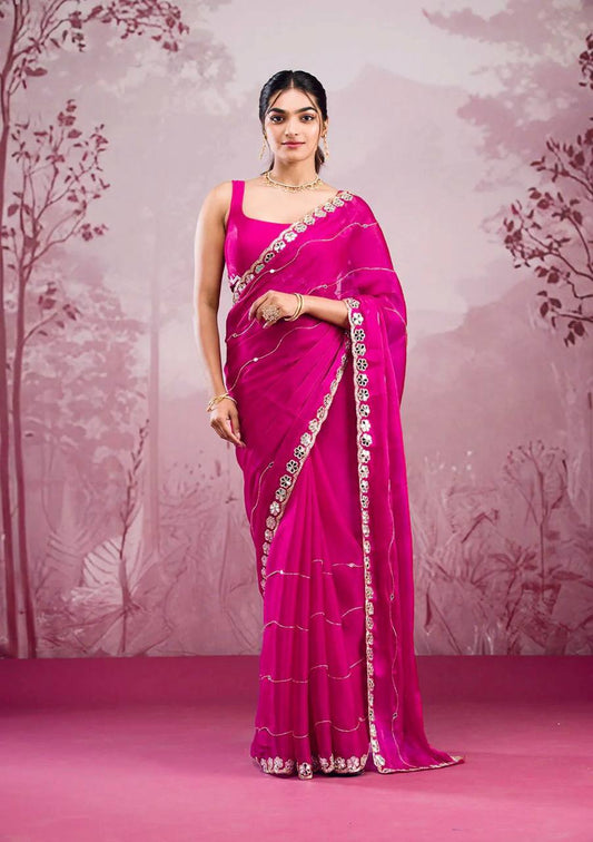 Party Wear Saree SINDOOR