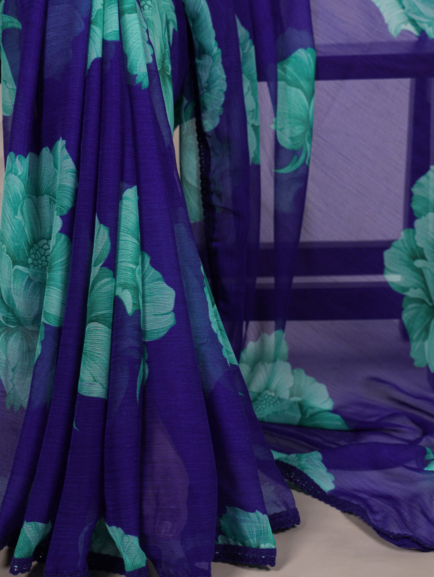 Soft Chiffon Printed Saree 7033
