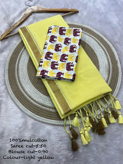 JMC10 Mul Cotton Saree