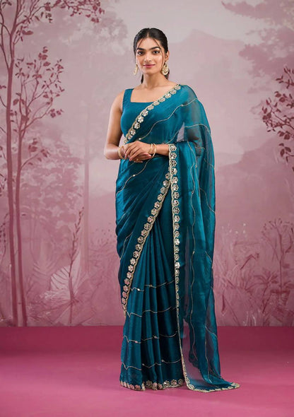 Party Wear Saree SINDOOR