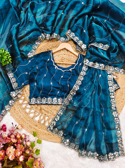 Party Wear Saree SINDOOR