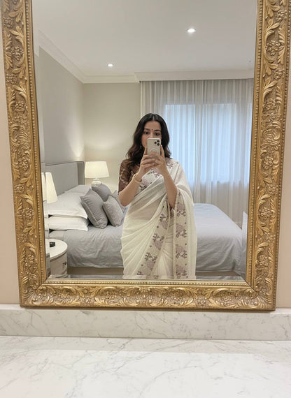 Crush Organza Saree MUGHDA