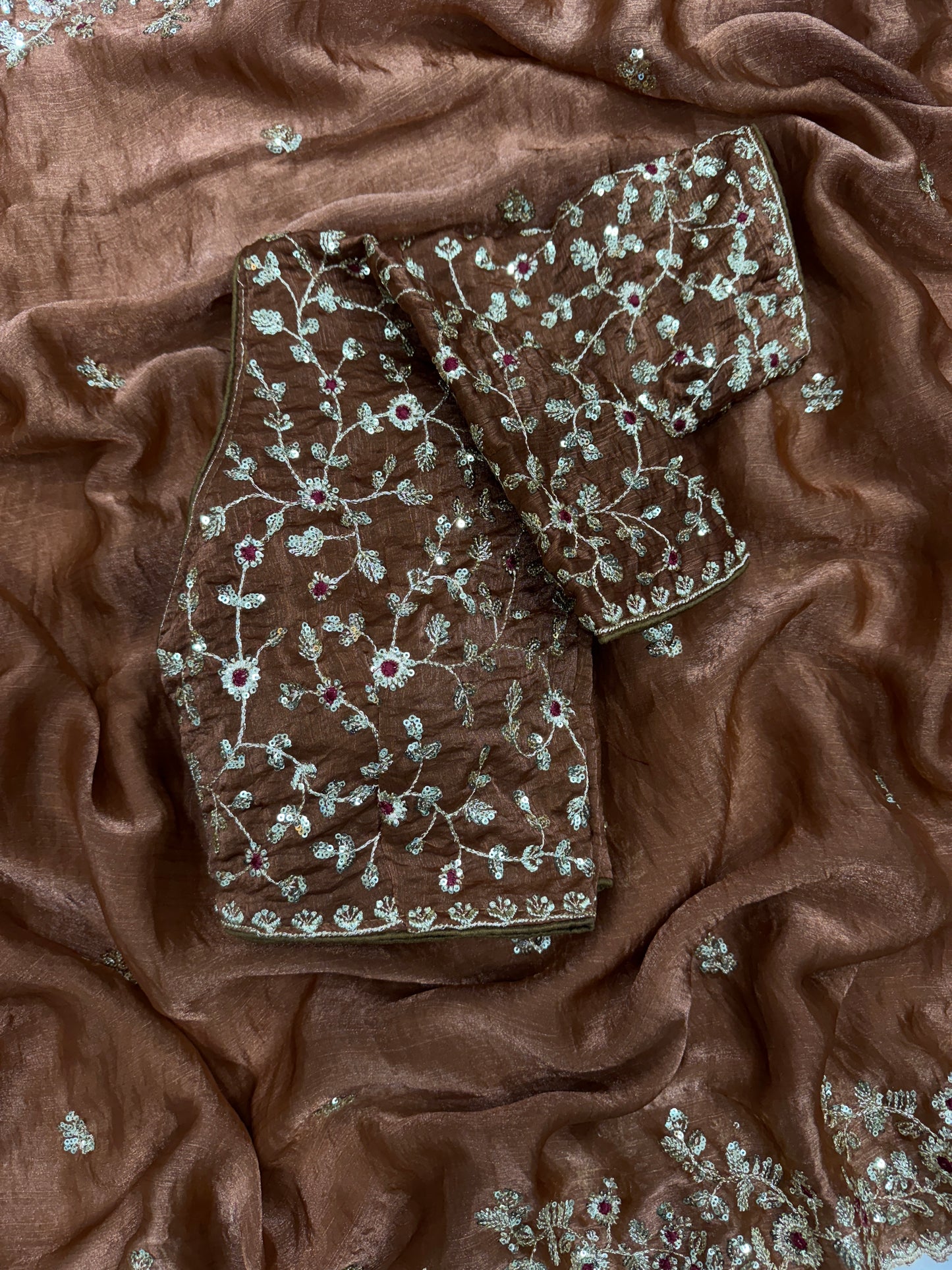 Soft Fendy Silk Saree - 5461